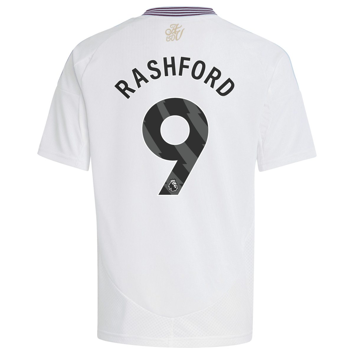 Aston Villa Shirts - aston villa adidas away shirt 2024-25 – kids with rashford 9 printing Collection of Official Fan Gear
