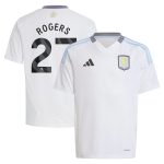 Aston Villa Shirts - aston villa adidas away shirt 2024-25 – kids with rogers 27 printing Collection of Official Fan Gear