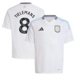 Aston Villa Shirts - aston villa adidas away shirt 2024-25 – kids with tielemans 8 printing Collection of Official Fan Gear