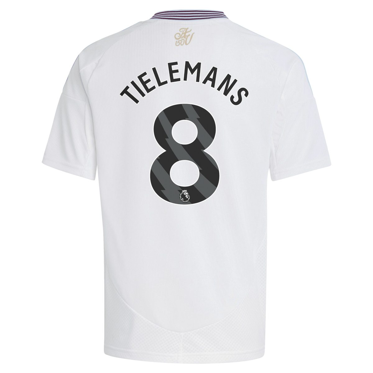 Aston Villa Shirts - aston villa adidas away shirt 2024-25 – kids with tielemans 8 printing Collection of Official Fan Gear