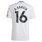 Aston Villa Shirts - aston villa adidas away shirt 2024-25 with a.garcía 16 printing Collection of Official Fan Gear