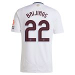 Aston Villa Shirts - aston villa adidas away shirt 2024-25 with baijings 22 cup printing Collection of Official Fan Gear
