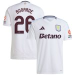 Aston Villa Shirts - aston villa adidas away shirt 2024-25 with bogarde 26 cup printing Collection of Official Fan Gear