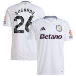 Aston Villa Shirts - aston villa adidas away shirt 2024-25 with bogarde 26 printing Collection of Official Fan Gear