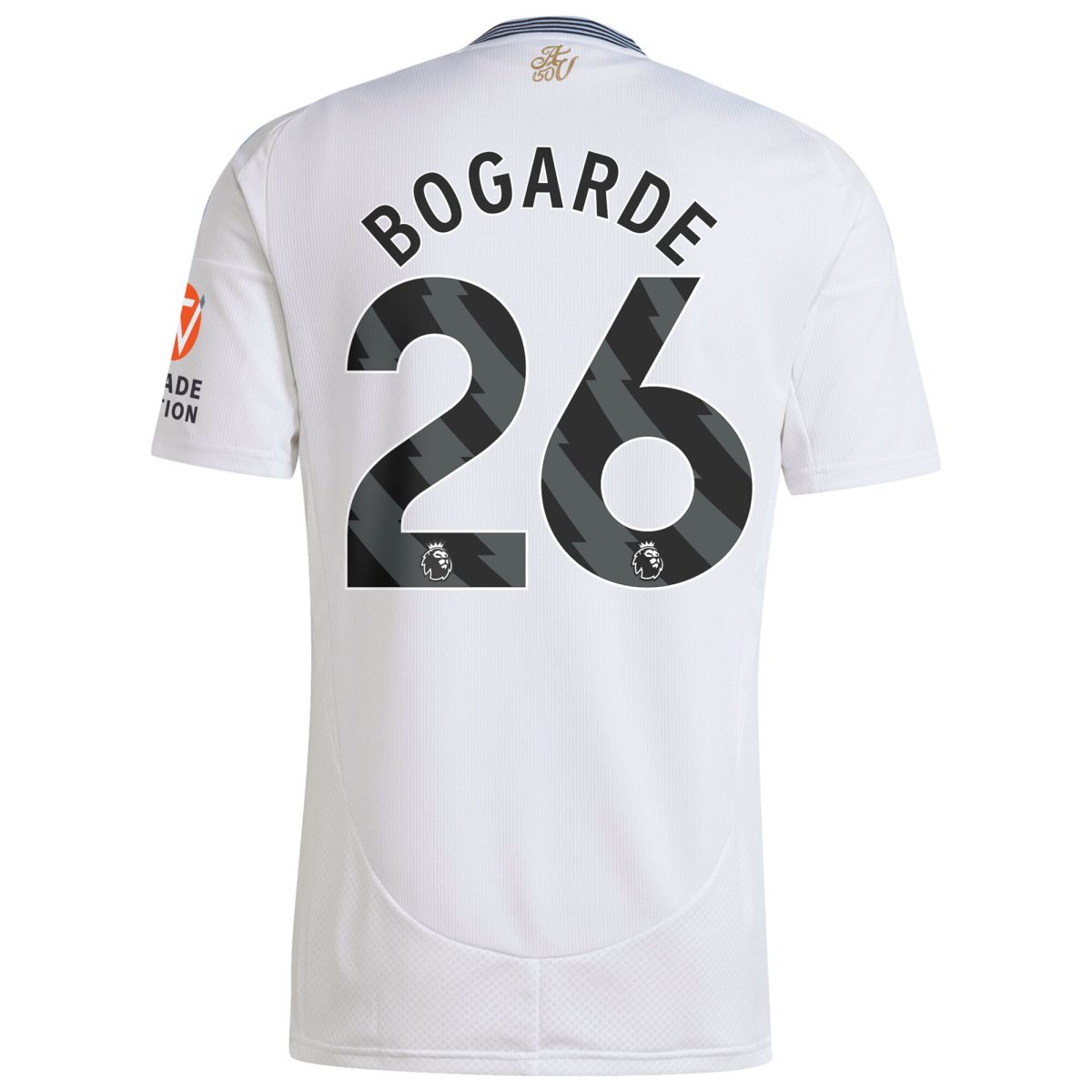 Aston Villa Shirts - aston villa adidas away shirt 2024-25 with bogarde 26 printing Collection of Official Fan Gear