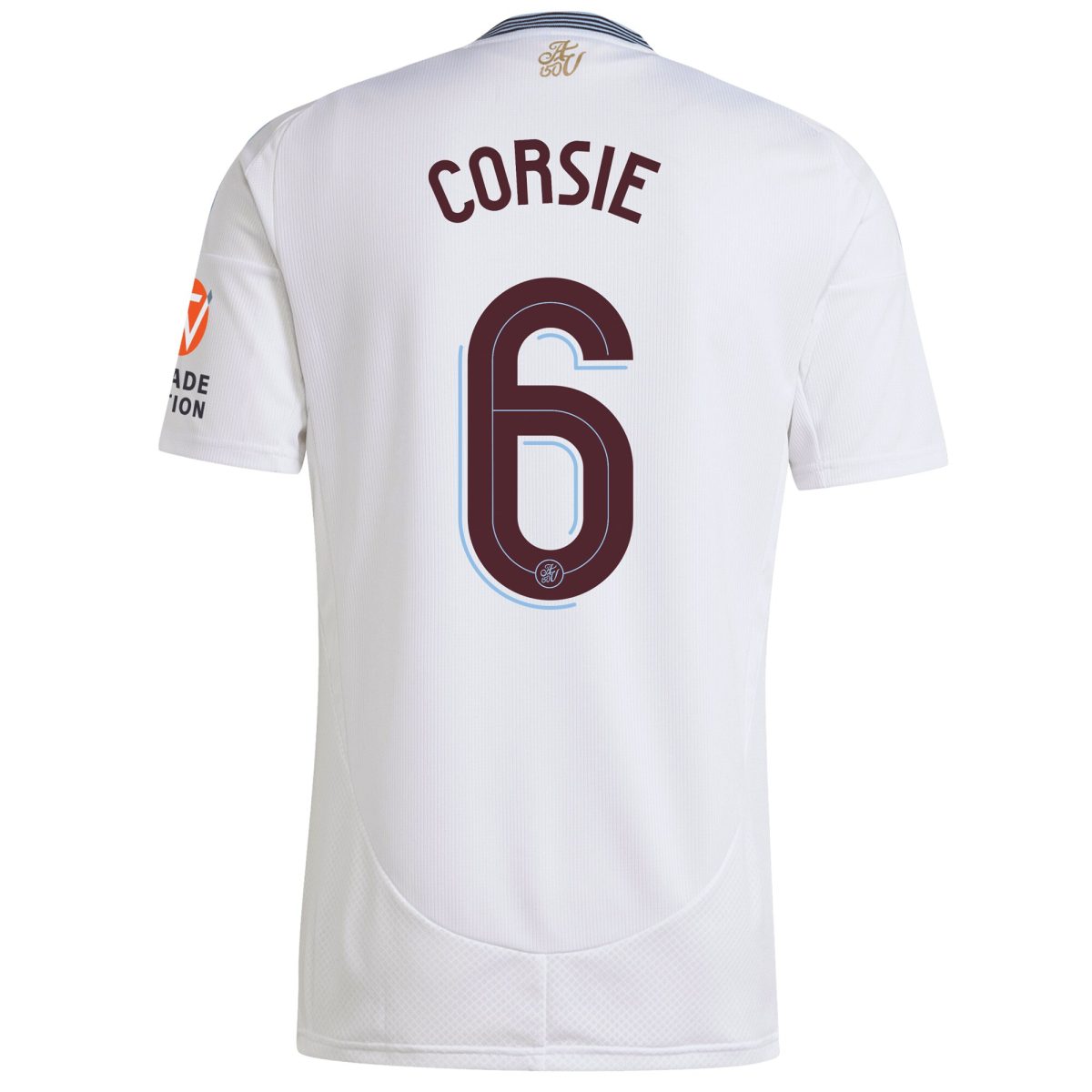 Aston Villa Shirts - aston villa adidas away shirt 2024-25 with corsie 6 cup printing Collection of Official Fan Gear