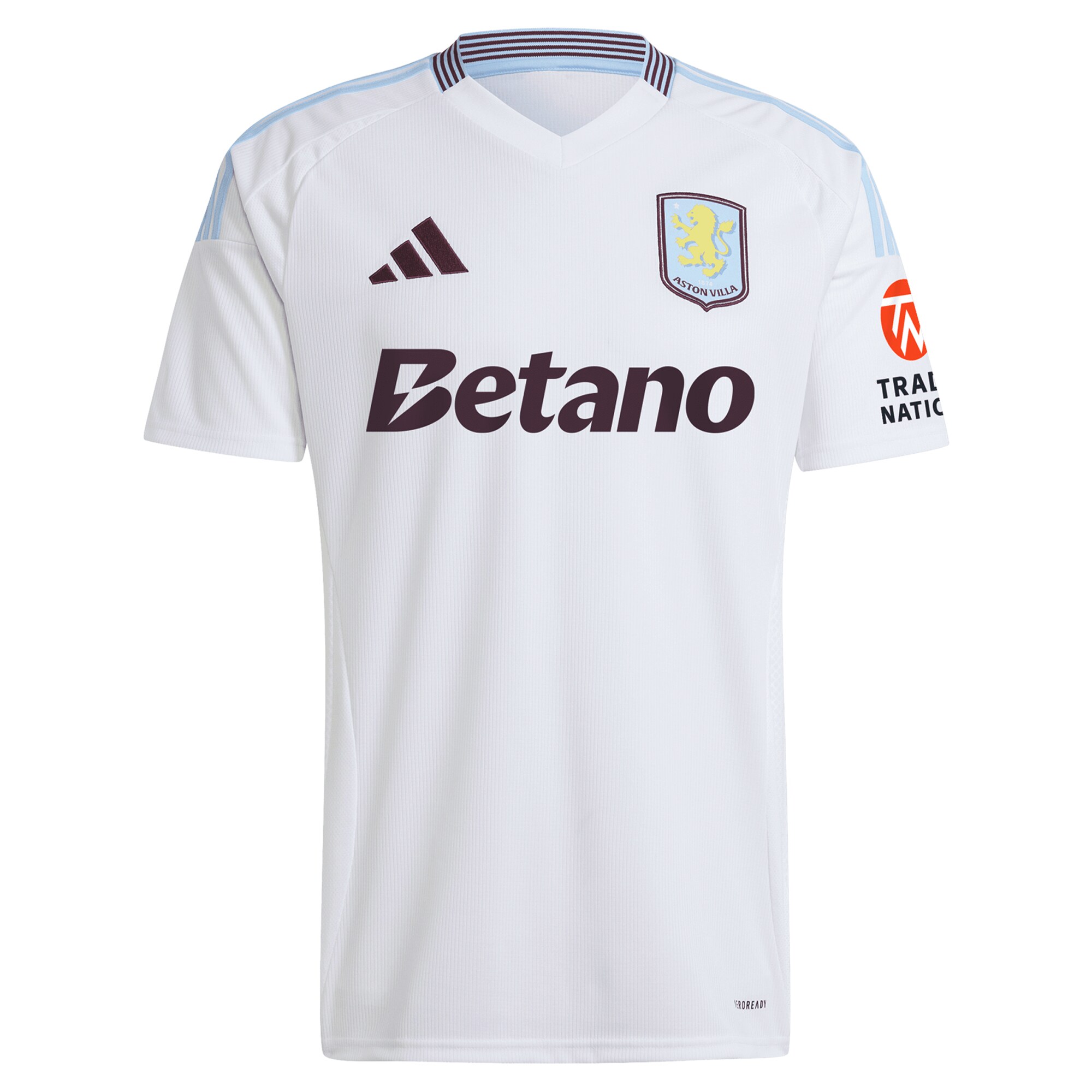 Aston Villa Shirts - aston villa adidas away shirt 2024-25 with custom printing Collection of Official Fan Gear