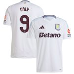 Aston Villa Shirts - aston villa adidas away shirt 2024-25 with daly 9 cup printing Collection of Official Fan Gear