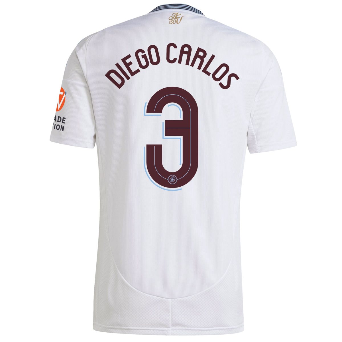 Aston Villa Shirts - aston villa adidas away shirt 2024-25 with diego carlos 3 cup printing Collection of Official Fan Gear
