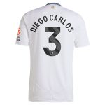 Aston Villa Shirts - aston villa adidas away shirt 2024-25 with diego carlos 3 printing Collection of Official Fan Gear