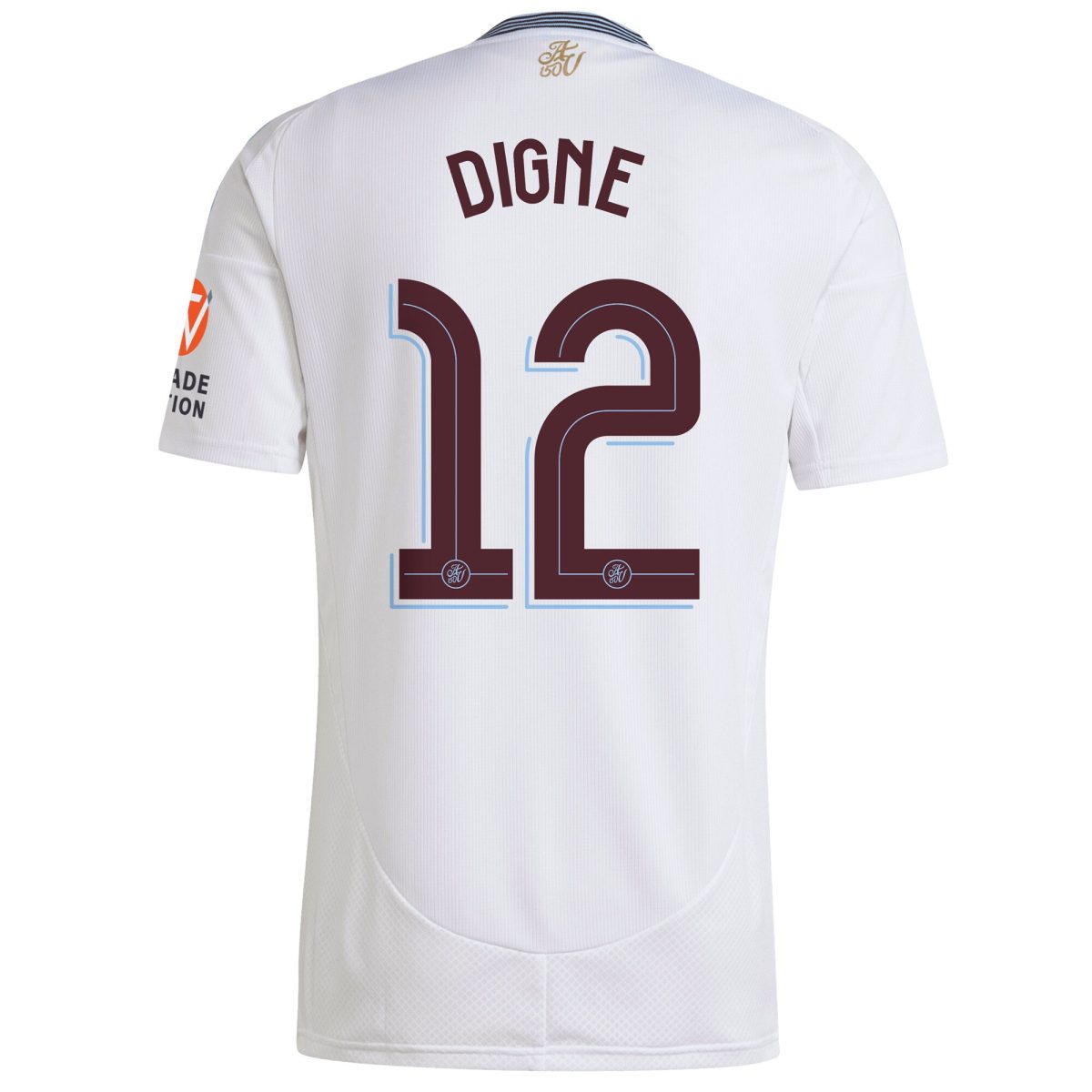 Aston Villa Shirts - aston villa adidas away shirt 2024-25 with digne 12 cup printing Collection of Official Fan Gear