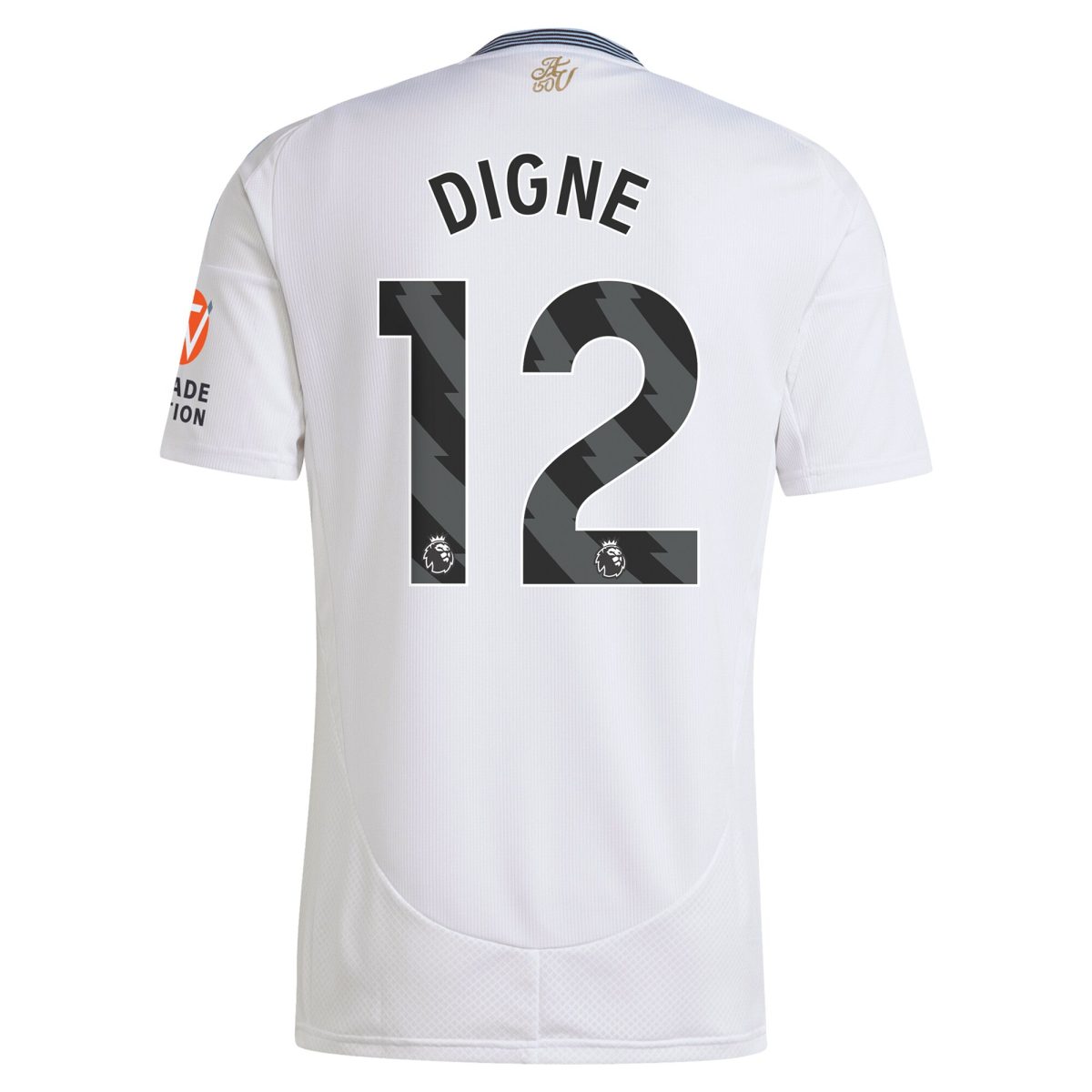 Aston Villa Shirts - aston villa adidas away shirt 2024-25 with digne 12 printing Collection of Official Fan Gear