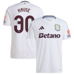 Aston Villa Shirts - aston villa adidas away shirt 2024-25 with hause 30 cup printing Collection of Official Fan Gear