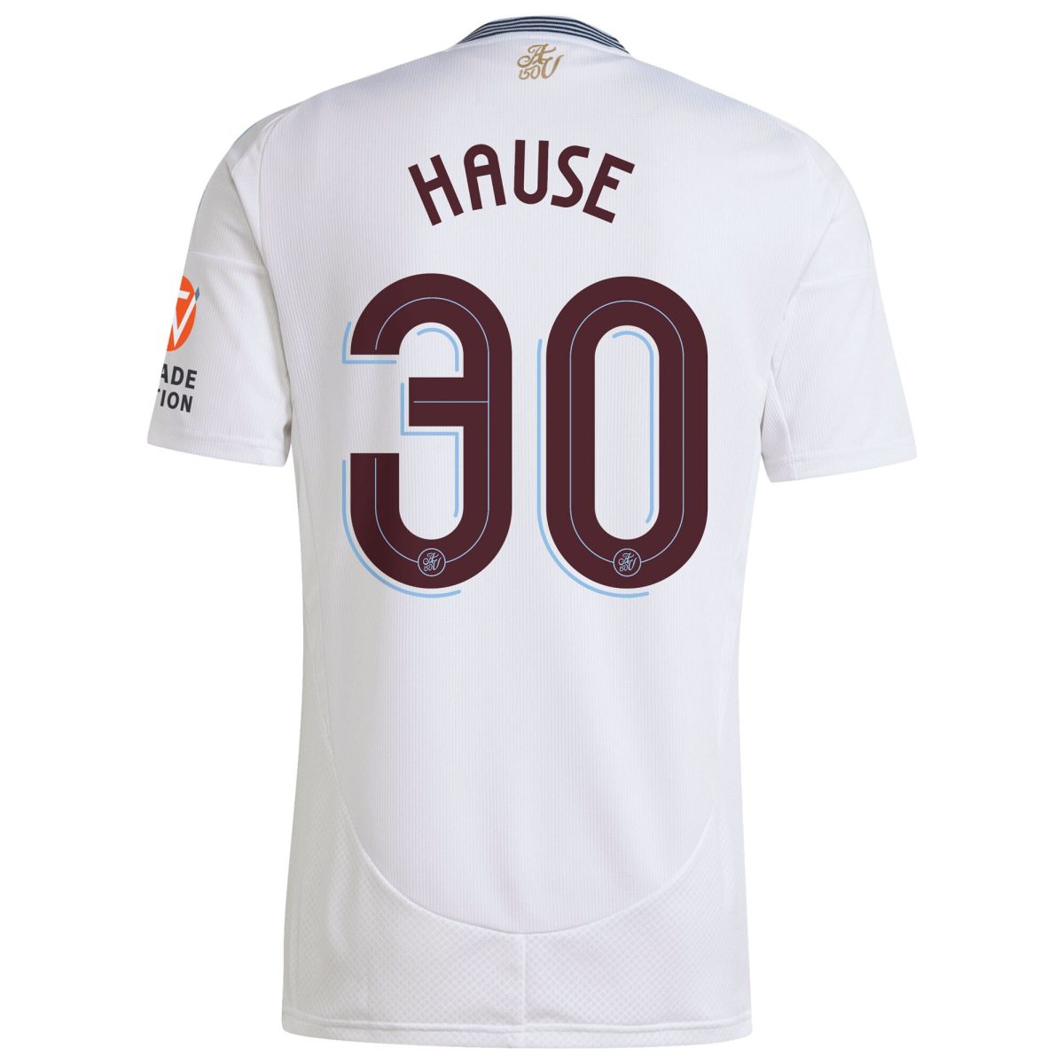 Aston Villa Shirts - aston villa adidas away shirt 2024-25 with hause 30 cup printing Collection of Official Fan Gear