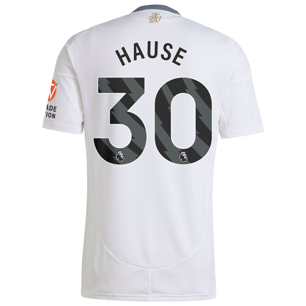 Aston Villa Shirts - aston villa adidas away shirt 2024-25 with hause 30 printing Collection of Official Fan Gear