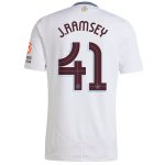 Aston Villa Shirts - aston villa adidas away shirt 2024-25 with j. ramsey 41 cup printing Collection of Official Fan Gear