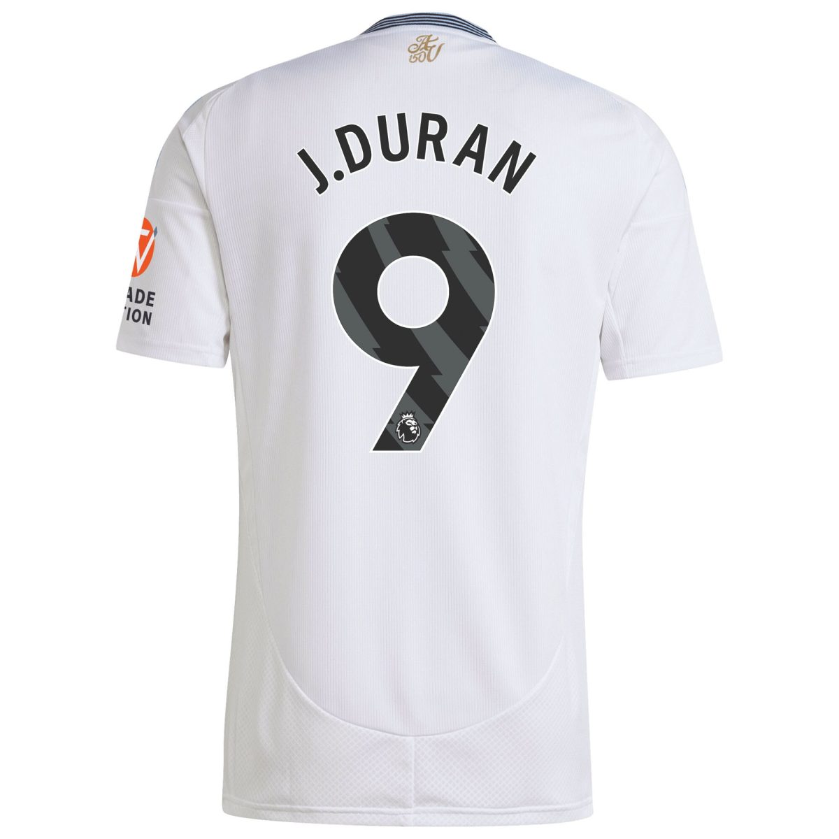 Aston Villa Shirts - aston villa adidas away shirt 2024-25 with j.duran 9 printing Collection of Official Fan Gear