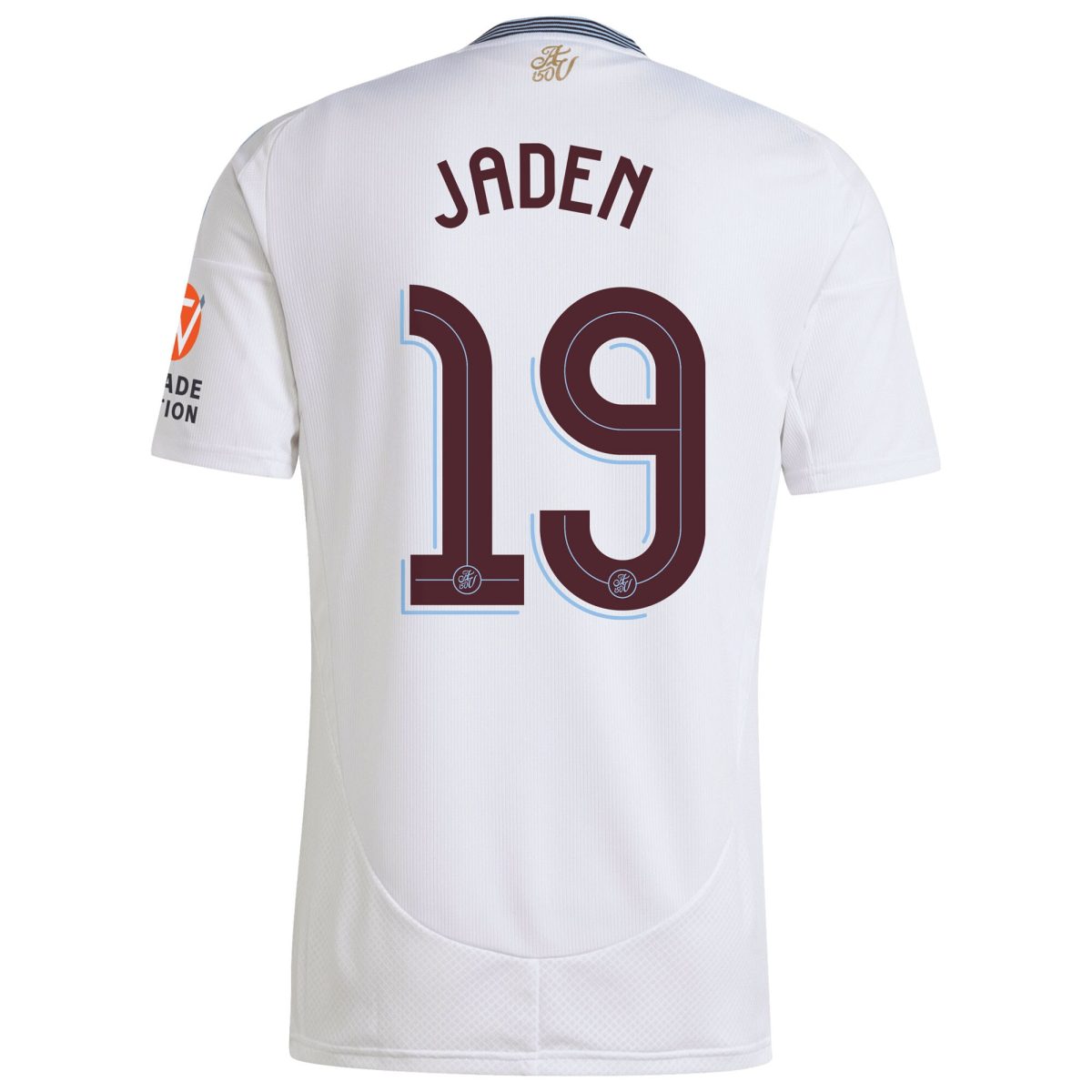 Aston Villa Shirts - aston villa adidas away shirt 2024-25 with jaden 19 cup printing Collection of Official Fan Gear