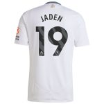Aston Villa Shirts - aston villa adidas away shirt 2024-25 with jaden 19 printing Collection of Official Fan Gear