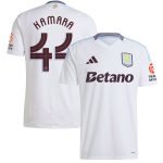Aston Villa Shirts - aston villa adidas away shirt 2024-25 with kamara 44 cup printing Collection of Official Fan Gear