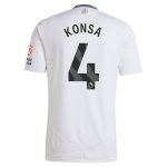 Aston Villa Shirts - aston villa adidas away shirt 2024-25 with konsa 4 printing Collection of Official Fan Gear