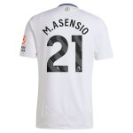 Aston Villa Shirts - aston villa adidas away shirt 2024-25 with m.asensio 21 printing Collection of Official Fan Gear