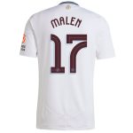 Aston Villa Shirts - aston villa adidas away shirt 2024-25 with malen 17 cup printing Collection of Official Fan Gear