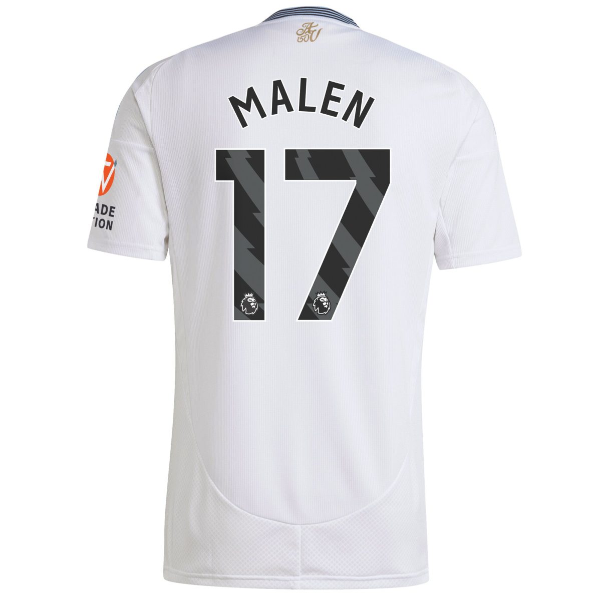 Aston Villa Shirts - aston villa adidas away shirt 2024-25 with malen 17 printing Collection of Official Fan Gear