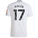 Aston Villa Shirts - aston villa adidas away shirt 2024-25 with malen 17 printing Collection of Official Fan Gear