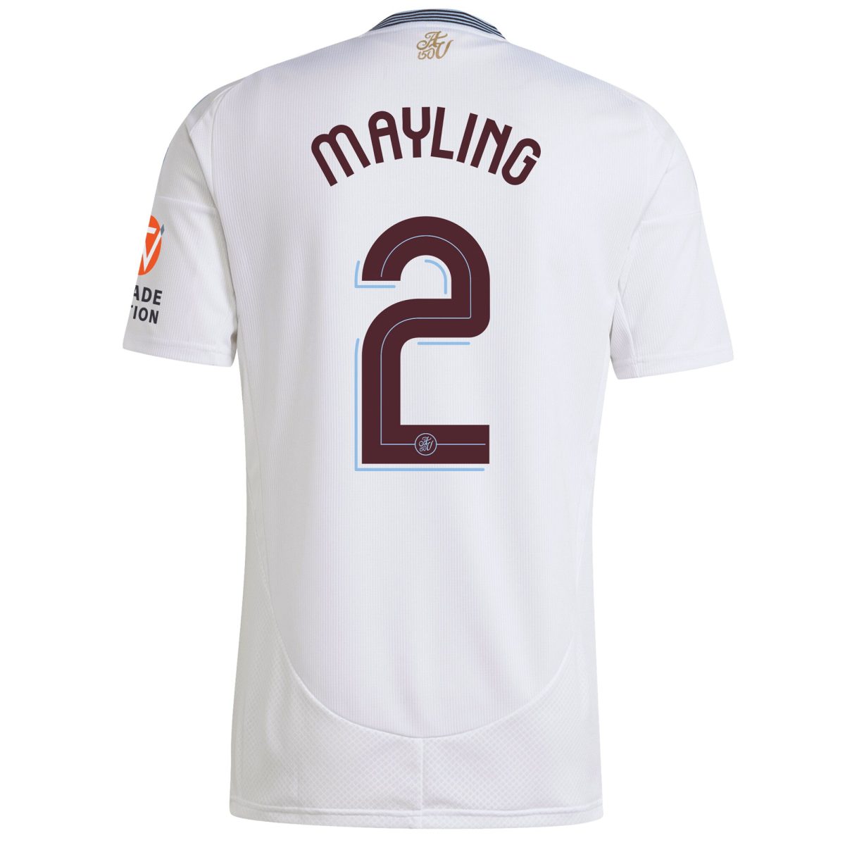 Aston Villa Shirts - aston villa adidas away shirt 2024-25 with mayling 2 cup printing Collection of Official Fan Gear