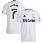 Aston Villa Shirts - aston villa adidas away shirt 2024-25 with mcginn 7 cup printing Collection of Official Fan Gear
