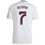 Aston Villa Shirts - aston villa adidas away shirt 2024-25 with mcginn 7 cup printing Collection of Official Fan Gear