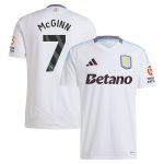 Aston Villa Shirts - aston villa adidas away shirt 2024-25 with mcginn 7 printing Collection of Official Fan Gear