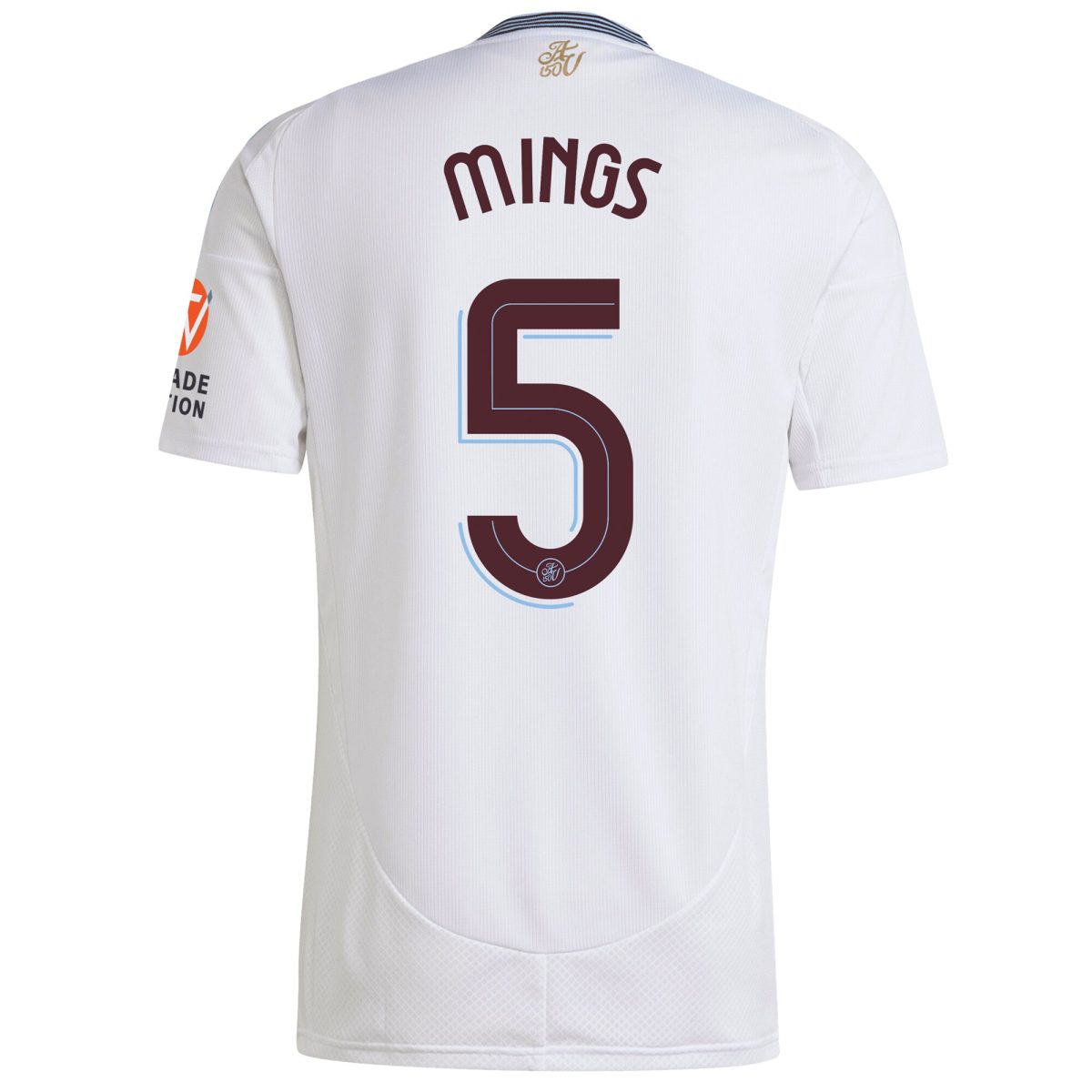 Aston Villa Shirts - aston villa adidas away shirt 2024-25 with mings 5 cup printing Collection of Official Fan Gear