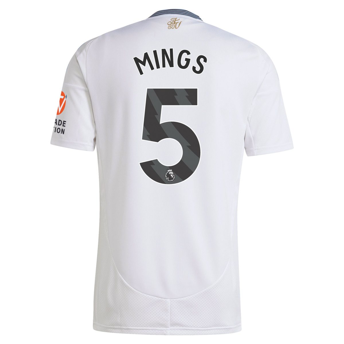 Aston Villa Shirts - aston villa adidas away shirt 2024-25 with mings 5 printing Collection of Official Fan Gear