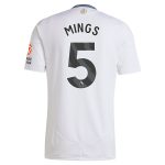 Aston Villa Shirts - aston villa adidas away shirt 2024-25 with mings 5 printing Collection of Official Fan Gear