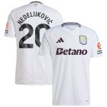 Aston Villa Shirts - aston villa adidas away shirt 2024-25 with nedeljković 20 printing Collection of Official Fan Gear
