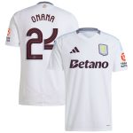 Aston Villa Shirts - aston villa adidas away shirt 2024-25 with onana 24 cup printing Collection of Official Fan Gear