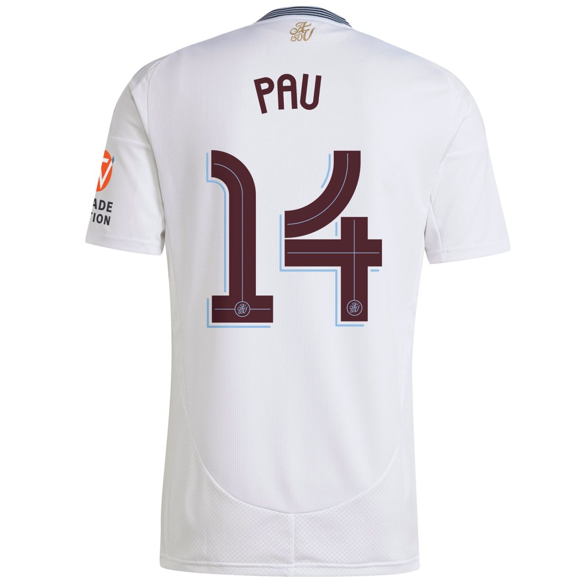 Aston Villa Shirts - aston villa adidas away shirt 2024-25 with pau 14 cup printing Collection of Official Fan Gear