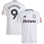 Aston Villa Shirts - aston villa adidas away shirt 2024-25 with rashford 9 printing Collection of Official Fan Gear