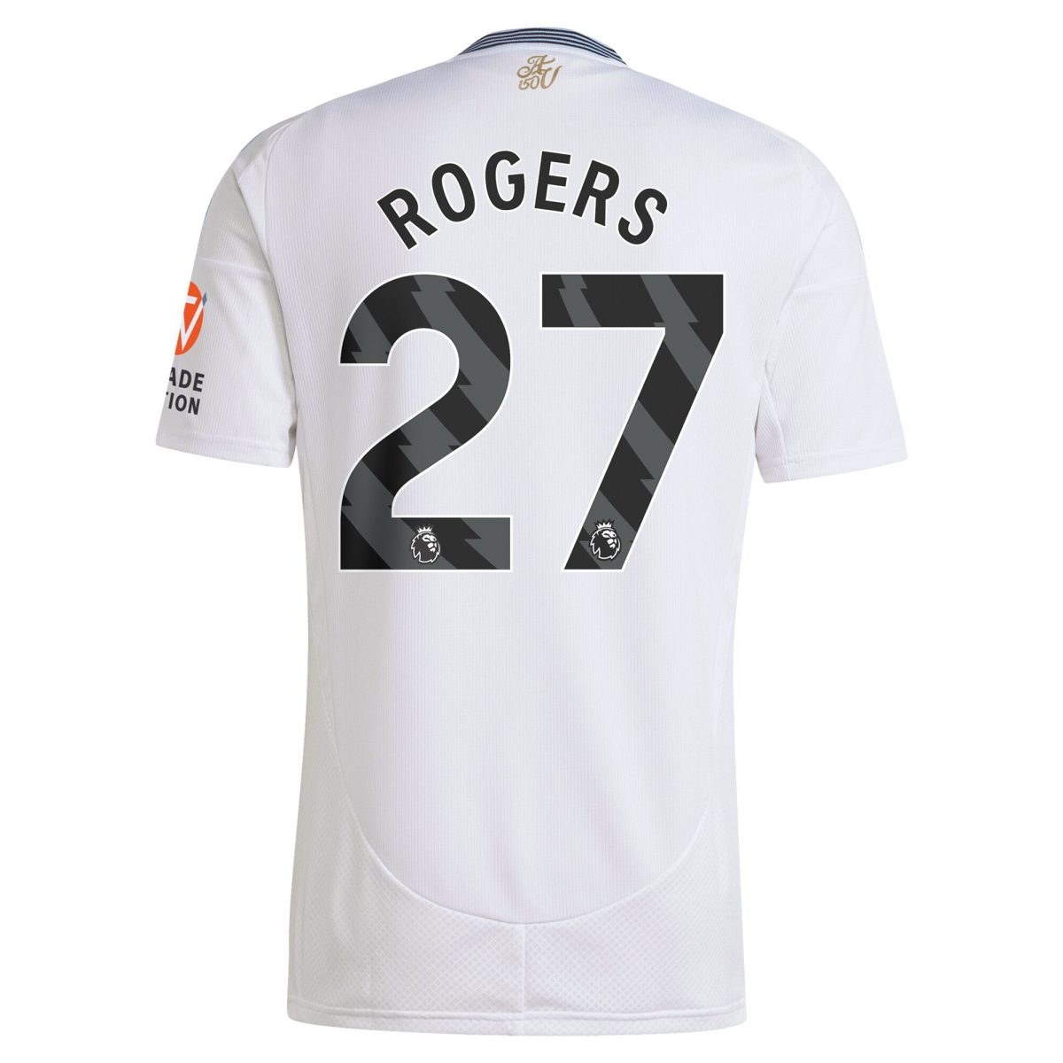 Aston Villa Shirts - aston villa adidas away shirt 2024-25 with rogers 27 printing Collection of Official Fan Gear
