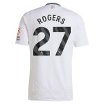 Aston Villa Shirts - aston villa adidas away shirt 2024-25 with rogers 27 printing Collection of Official Fan Gear