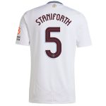 Aston Villa Shirts - aston villa adidas away shirt 2024-25 with staniforth 5 cup printing Collection of Official Fan Gear