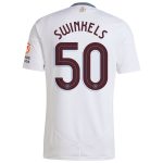 Aston Villa Shirts - aston villa adidas away shirt 2024-25 with swinkels 50 cup printing Collection of Official Fan Gear