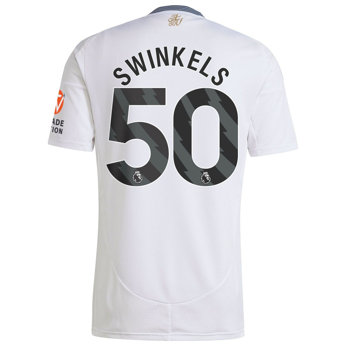 Aston Villa Shirts - aston villa adidas away shirt 2024-25 with swinkels 50 printing Collection of Official Fan Gear
