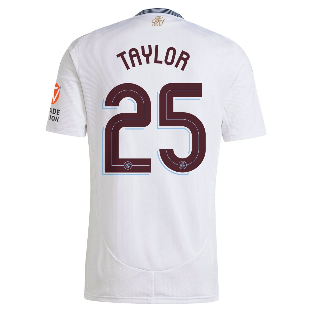 Aston Villa Shirts - aston villa adidas away shirt 2024-25 with taylor 25 cup printing Collection of Official Fan Gear