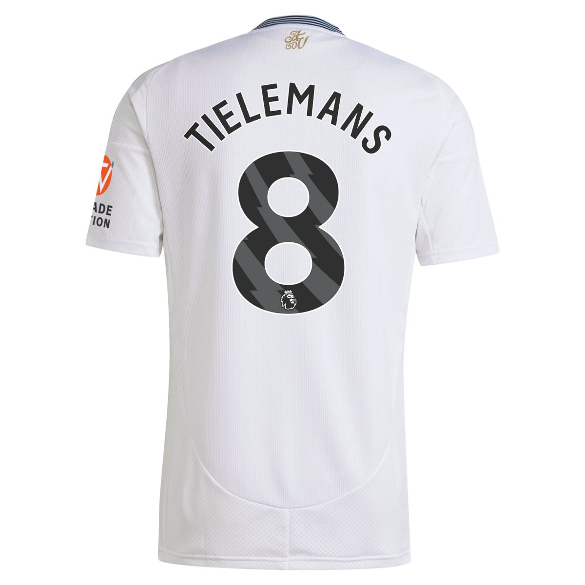 Aston Villa Shirts - aston villa adidas away shirt 2024-25 with tielemans 8 printing Collection of Official Fan Gear
