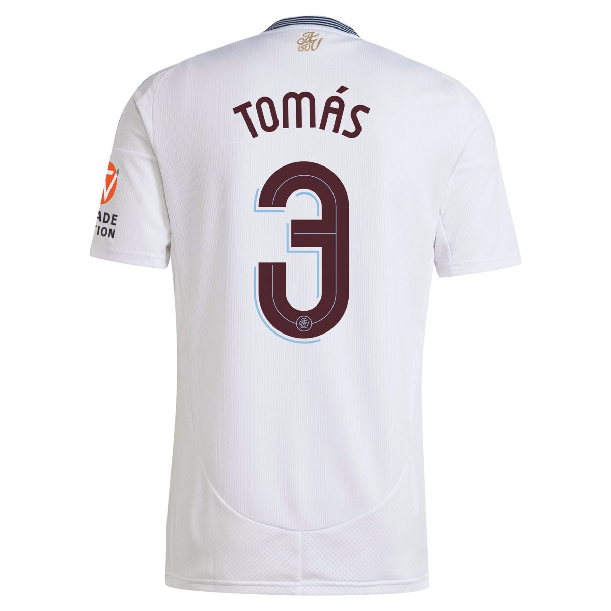 Aston Villa Shirts - aston villa adidas away shirt 2024-25 with tomás 3 cup printing Collection of Official Fan Gear