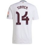 Aston Villa Shirts - aston villa adidas away shirt 2024-25 with turner 14 cup printing Collection of Official Fan Gear