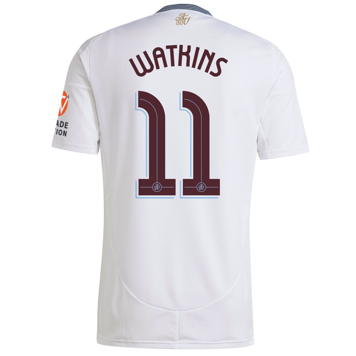 Aston Villa Shirts - aston villa adidas away shirt 2024-25 with watkins 11 cup printing Collection of Official Fan Gear